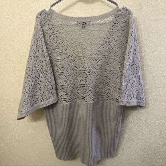 ANA V-Neck Short Sleeve Sweater Size 1X - Picture 2 of 6